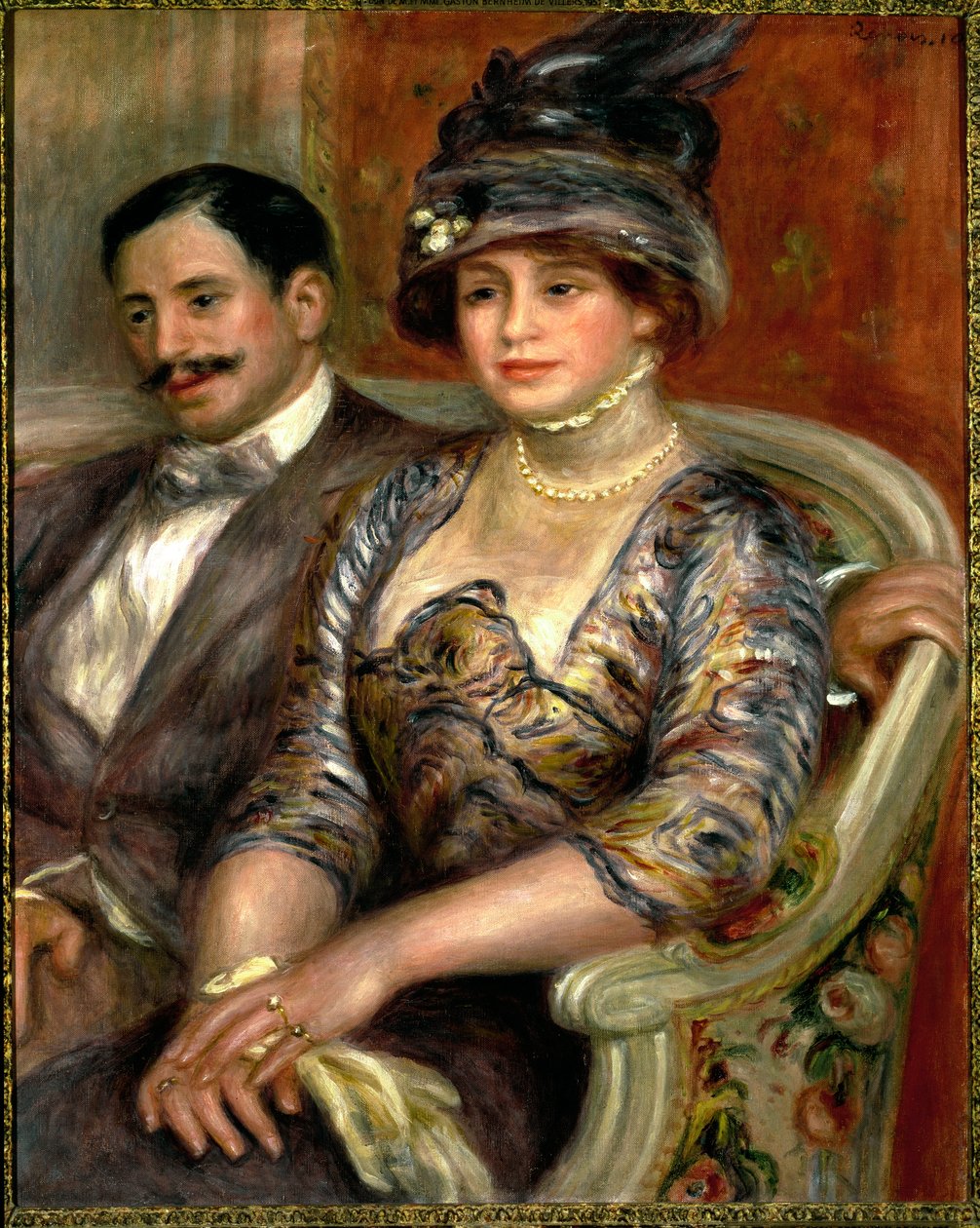 Monsieur et Madame Bernheim de Villers - Portrait of Gaston Bernheim de Villers by Pierre Auguste Renoir