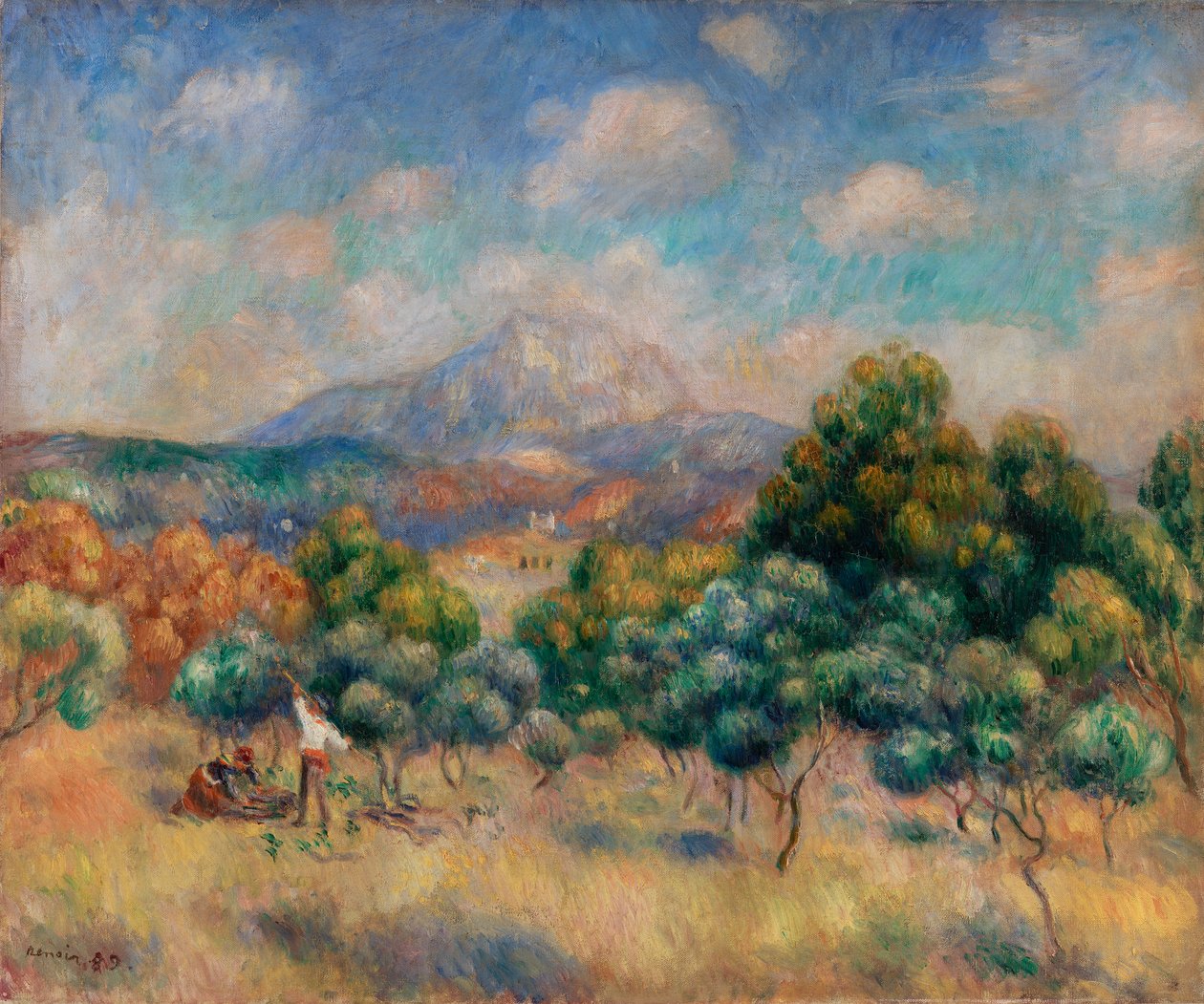 Montagne Sainte-Victoire by Pierre Auguste Renoir