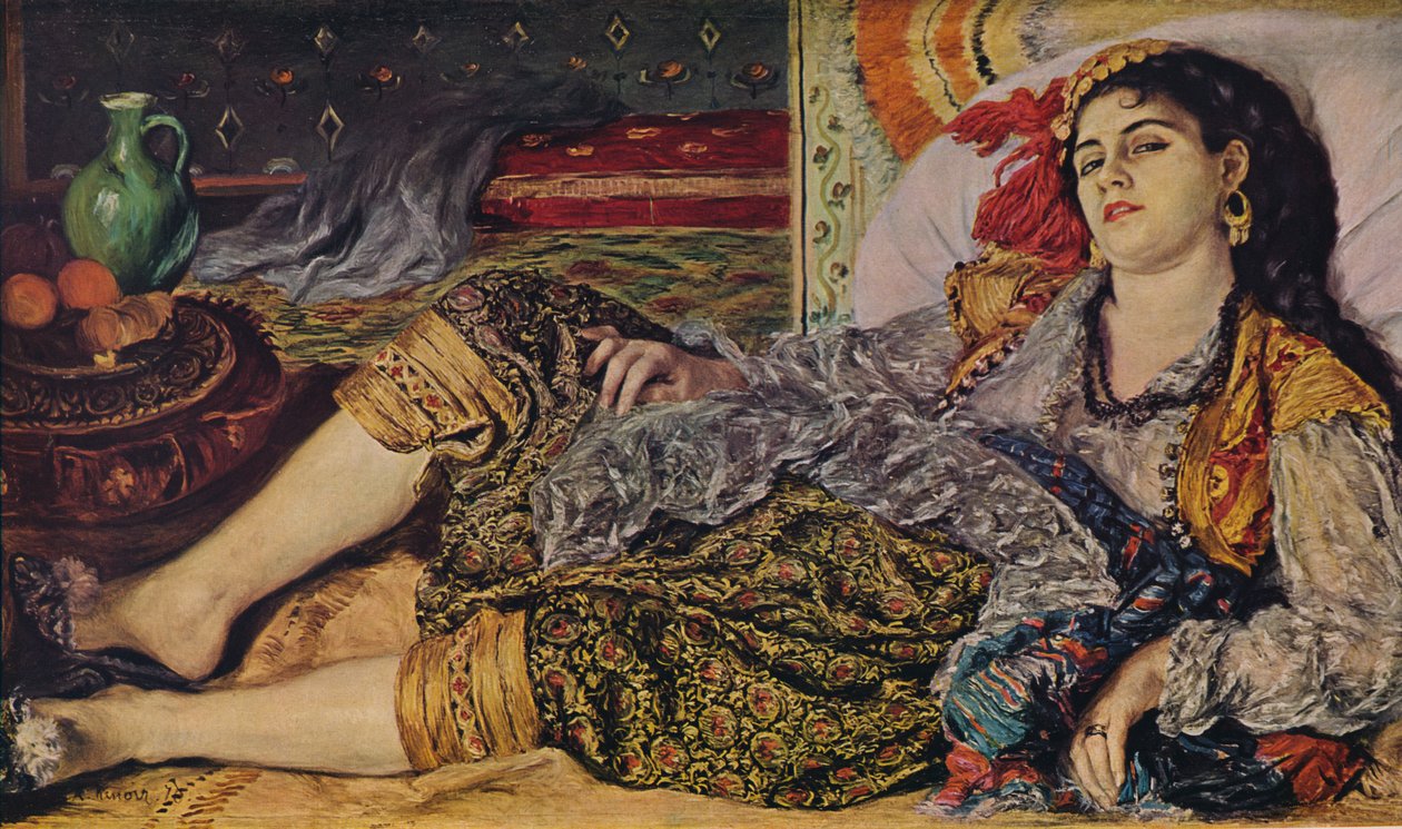 Odalisque, 1870 by Pierre Auguste Renoir