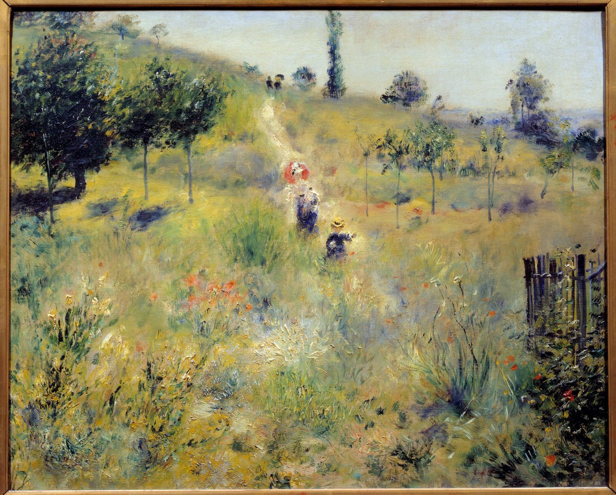 Path rising in the high herbs Painting by Pierre Auguste Renoir (1841-1919) 1875 Paris, Musee d
