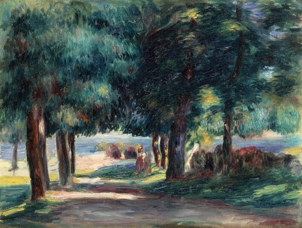Path Under the Trees by Pierre Auguste Renoir