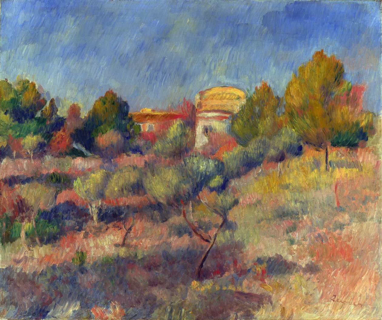 Pigeon Coop at Bellevue by Pierre Auguste Renoir