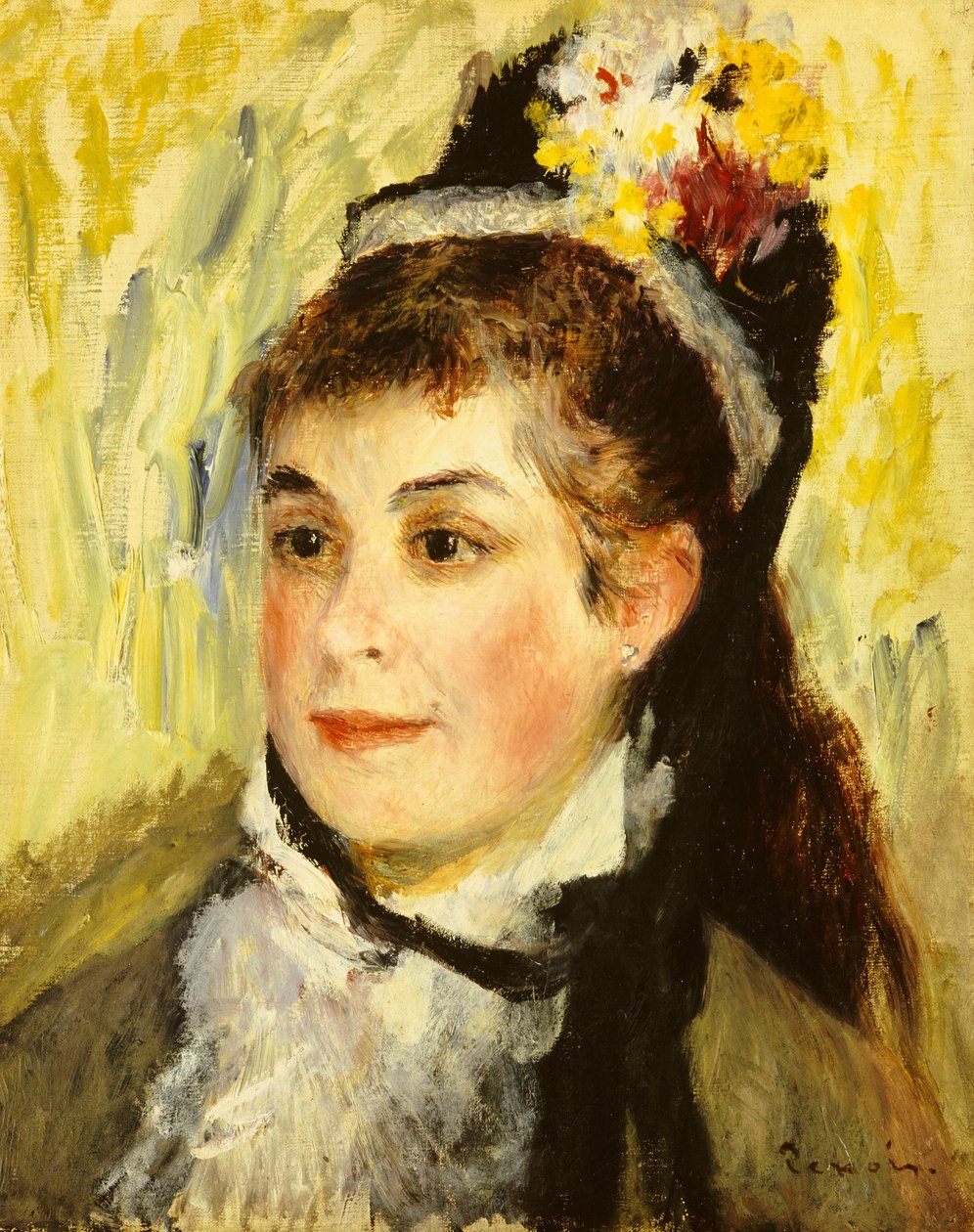 Portrait of Madame Edmond Renoir, 1876 by Pierre Auguste Renoir