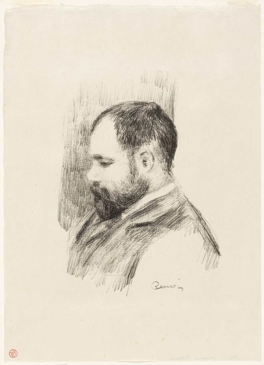 Portrait of Ambroise Vollard by Pierre Auguste Renoir
