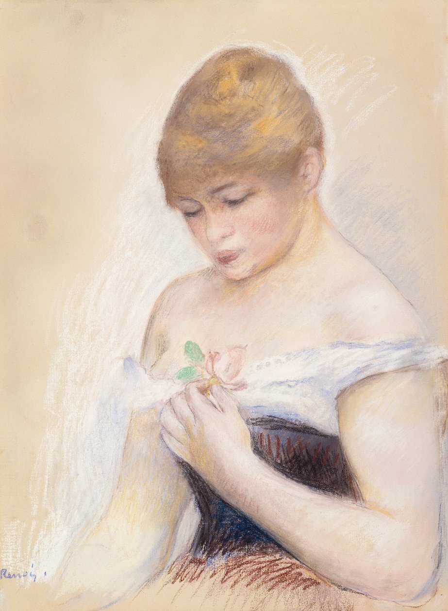 Portrait of Jeanne Samary, c.1879-80 by Pierre Auguste Renoir