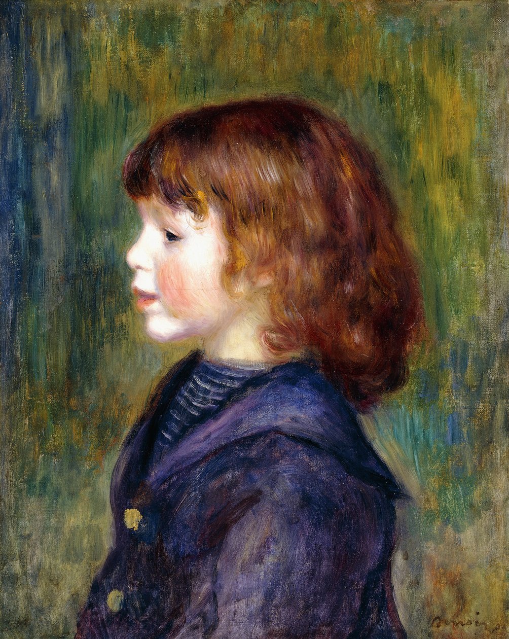 Portrait of Pierre Renoir in a Sailor Suit, 1890 by Pierre Auguste Renoir