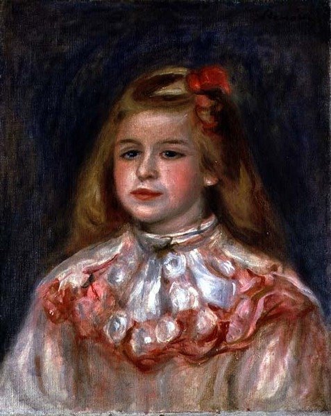 Portrait of a Young Girl, c.1895 by Pierre Auguste Renoir