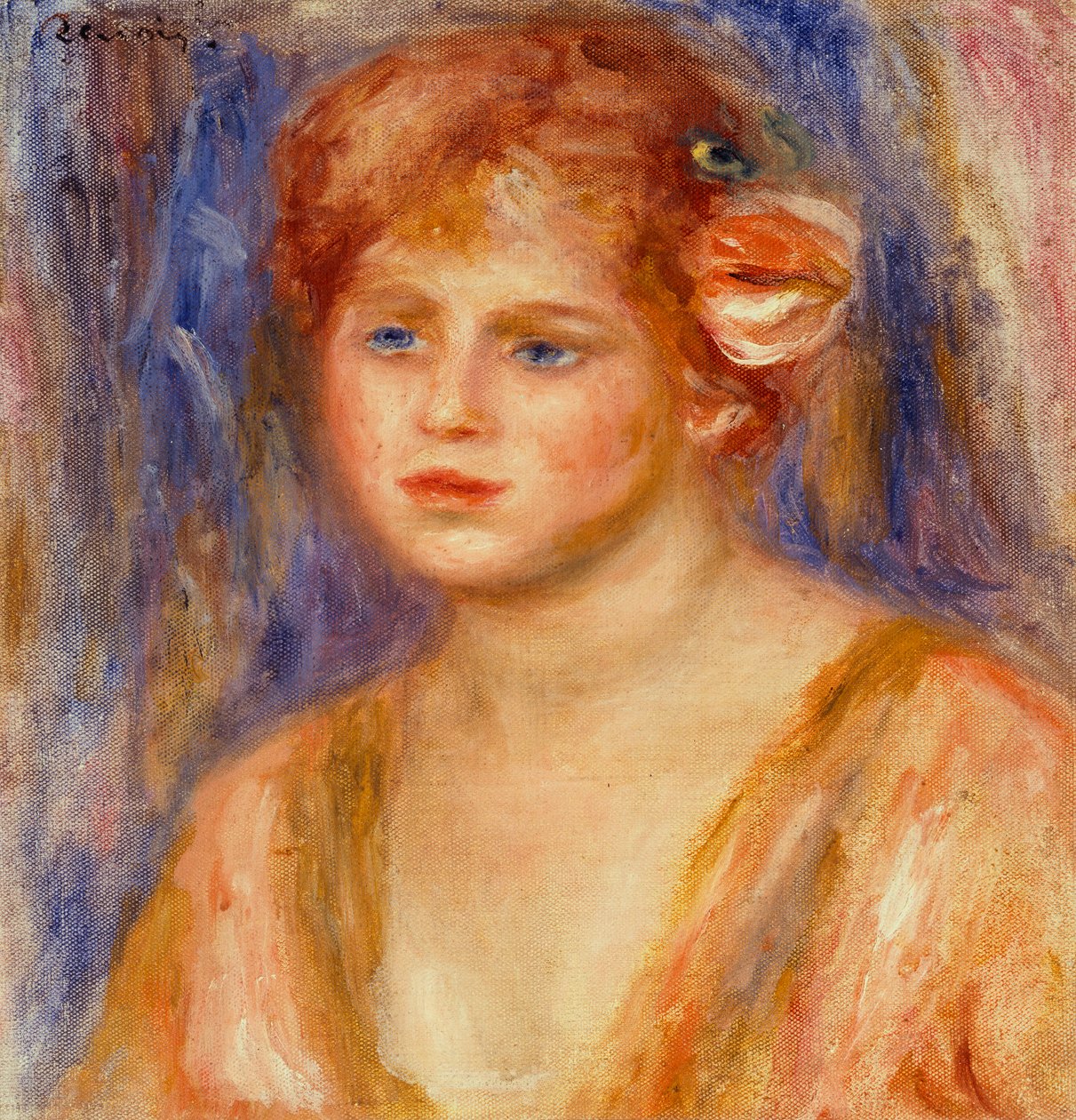 Portrait of a Young Girl by Pierre Auguste Renoir