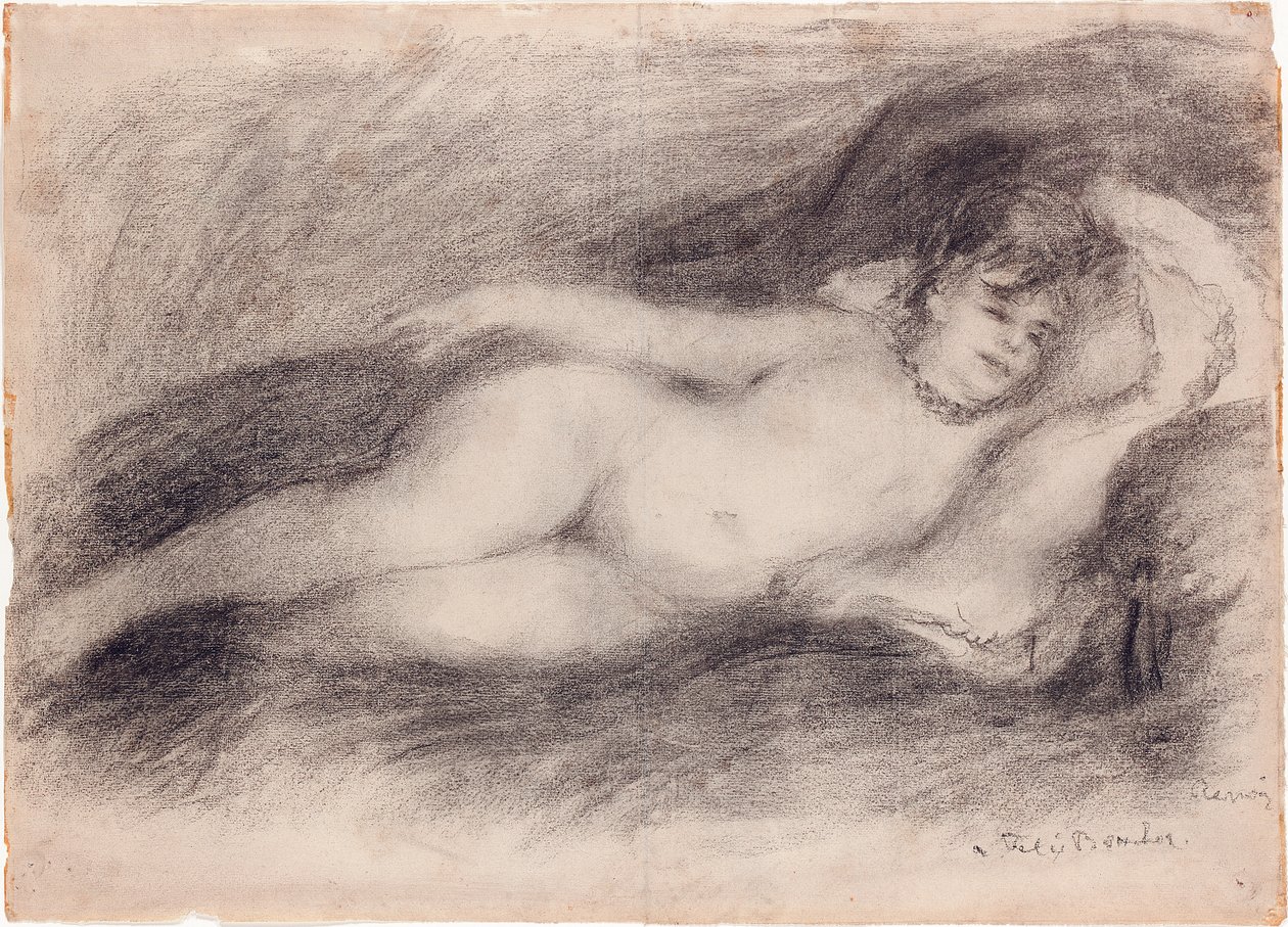 Reclining Nude by Pierre Auguste Renoir
