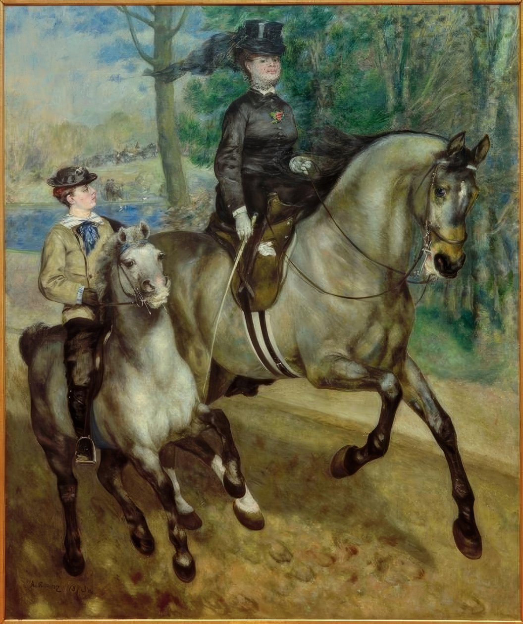 Rider in the Bois de Boulogne by Pierre Auguste Renoir