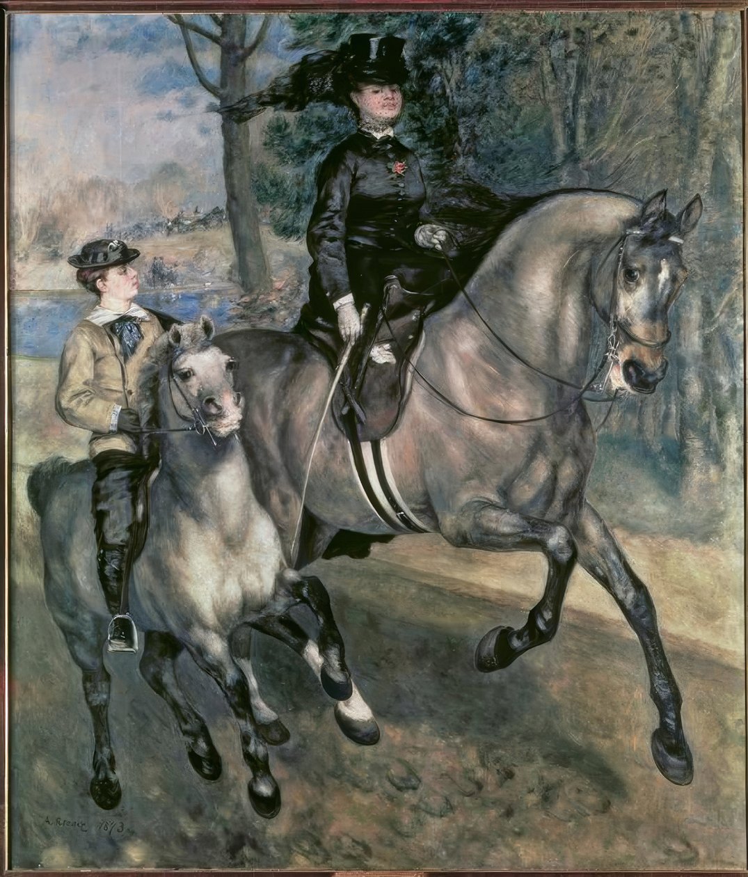 Rider in the Bois de Boulogne by Pierre Auguste Renoir