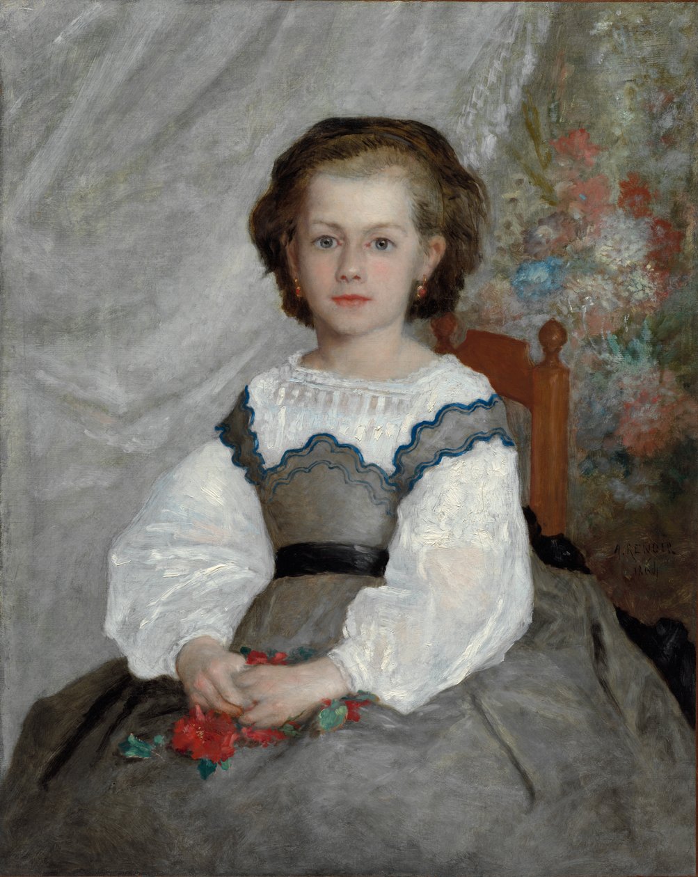 Romaine Lacaux, 1864 by Pierre Auguste Renoir