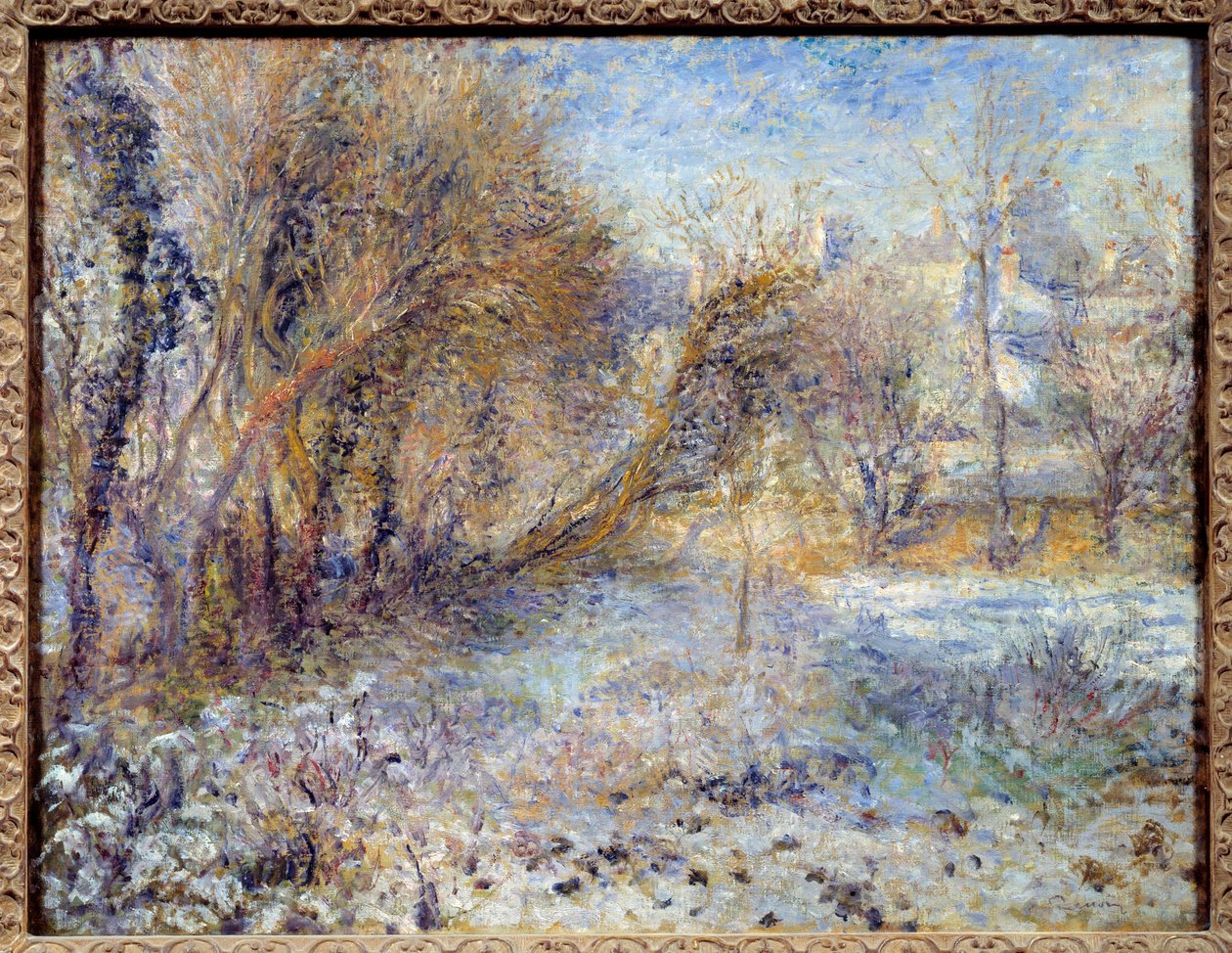 Snow Landscape by Pierre Auguste Renoir