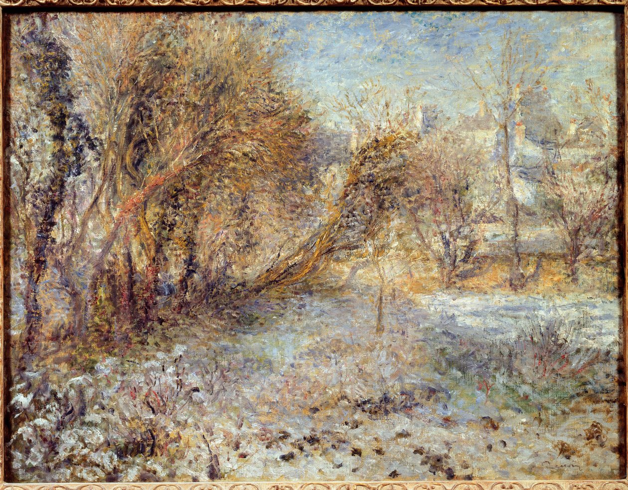 Snowy Landscape by Pierre Auguste Renoir