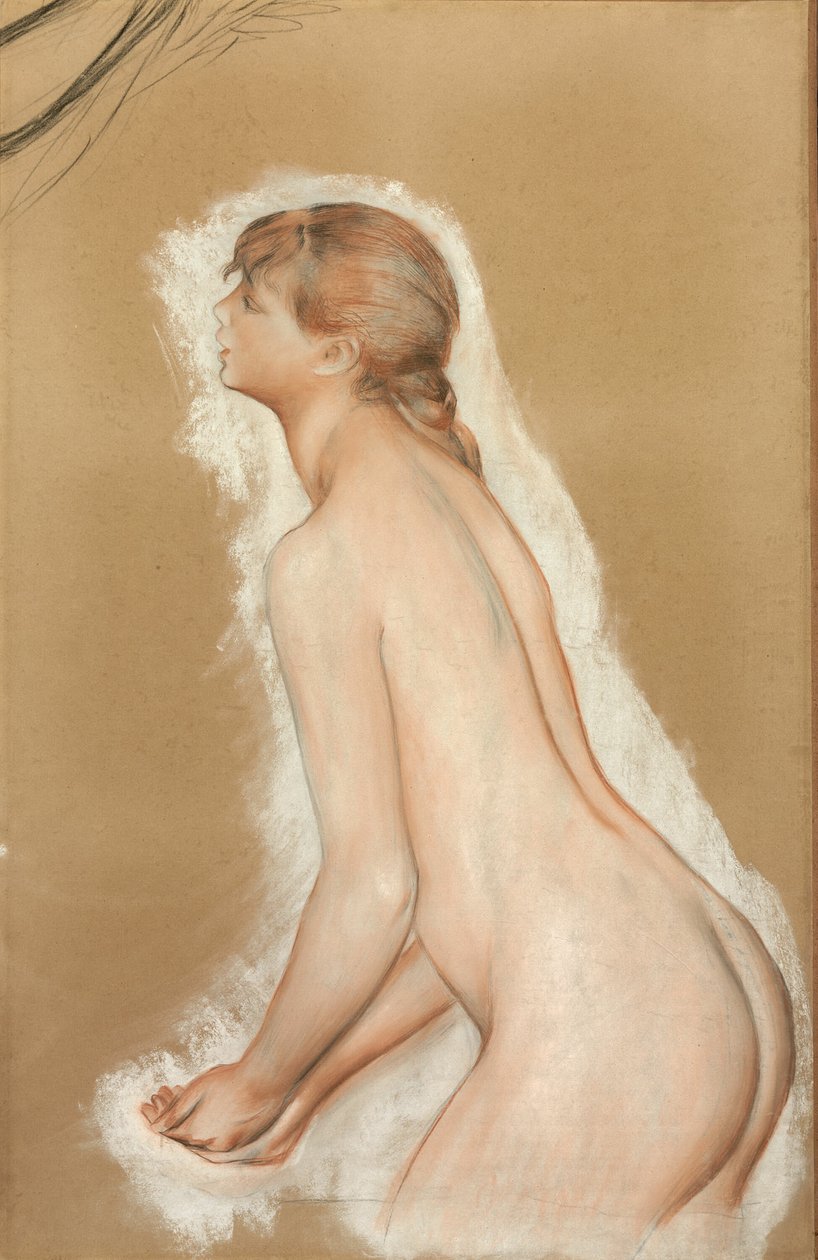 Splashing Figure (Study for "The Large Bathers") by Pierre Auguste Renoir