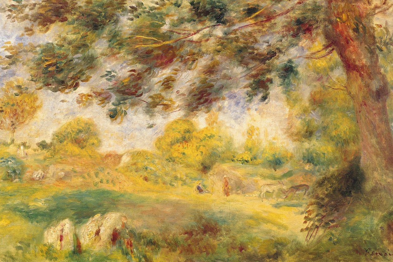 Spring Landscape by Pierre Auguste Renoir