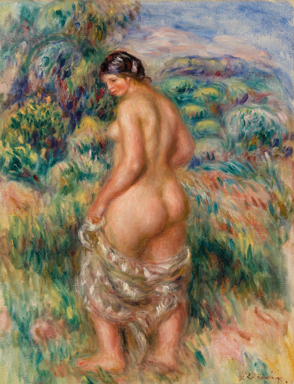 Standing Bather by Pierre Auguste Renoir