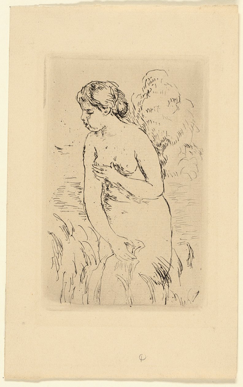Standing Bather by Pierre Auguste Renoir