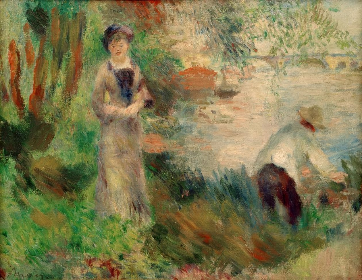 On the Island of Chatou by Pierre Auguste Renoir