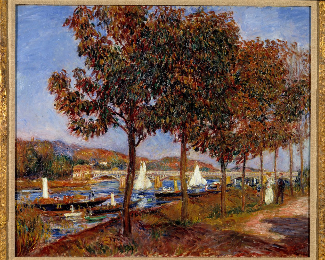 The Argenteuil Bridge by Pierre Auguste Renoir