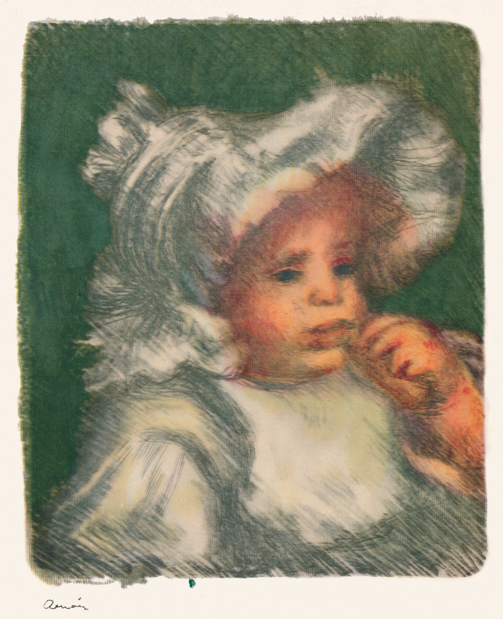 The Child with the Biscuit by Pierre Auguste Renoir