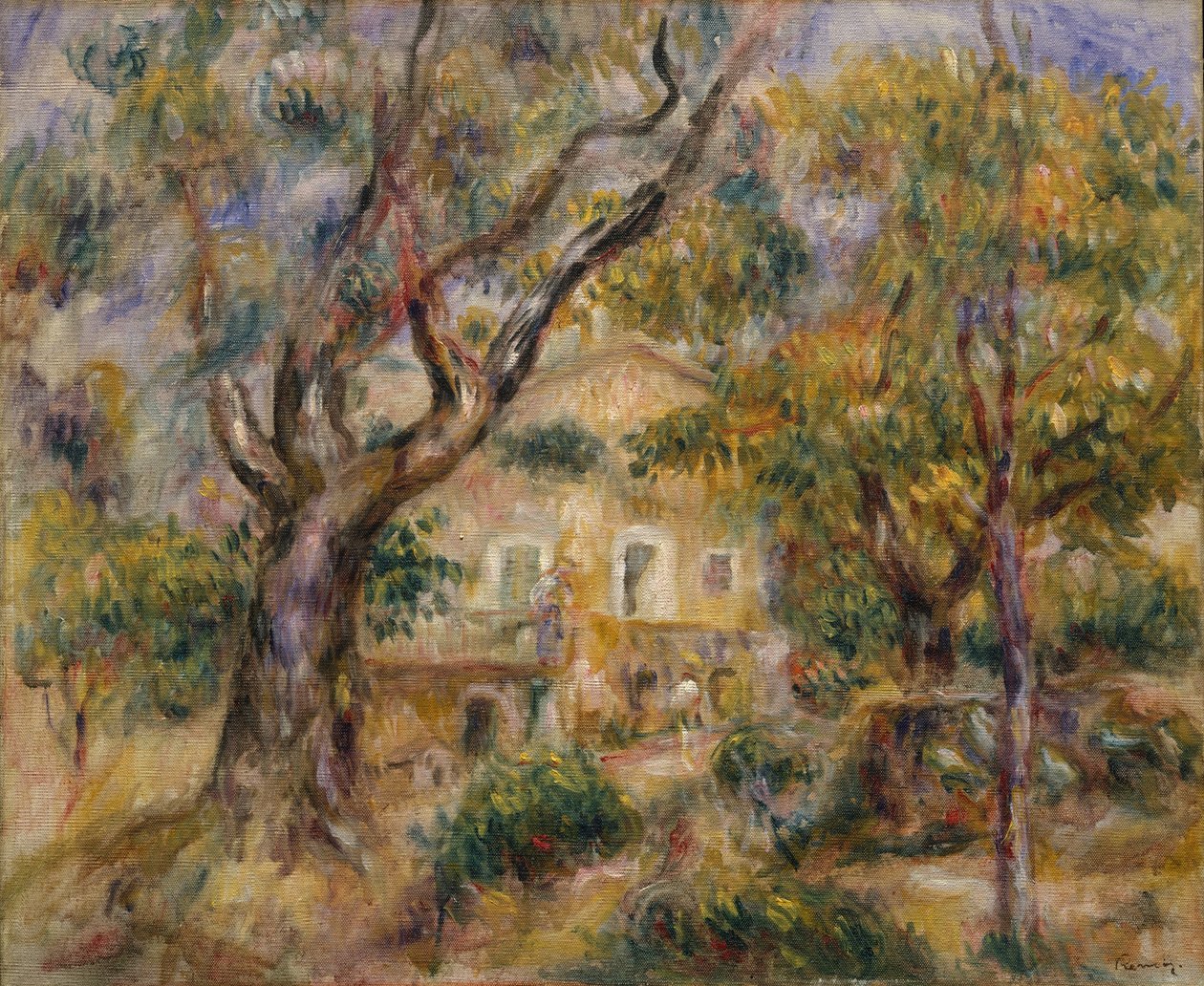 The Farm at Les Collettes, Cagnes by Pierre Auguste Renoir