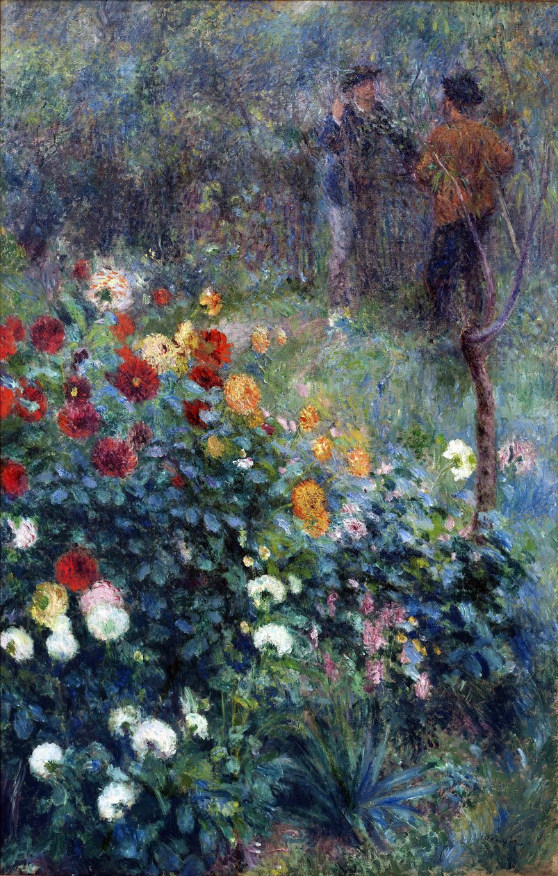 The Garden in the Rue Cortot, Montmartre by Pierre Auguste Renoir