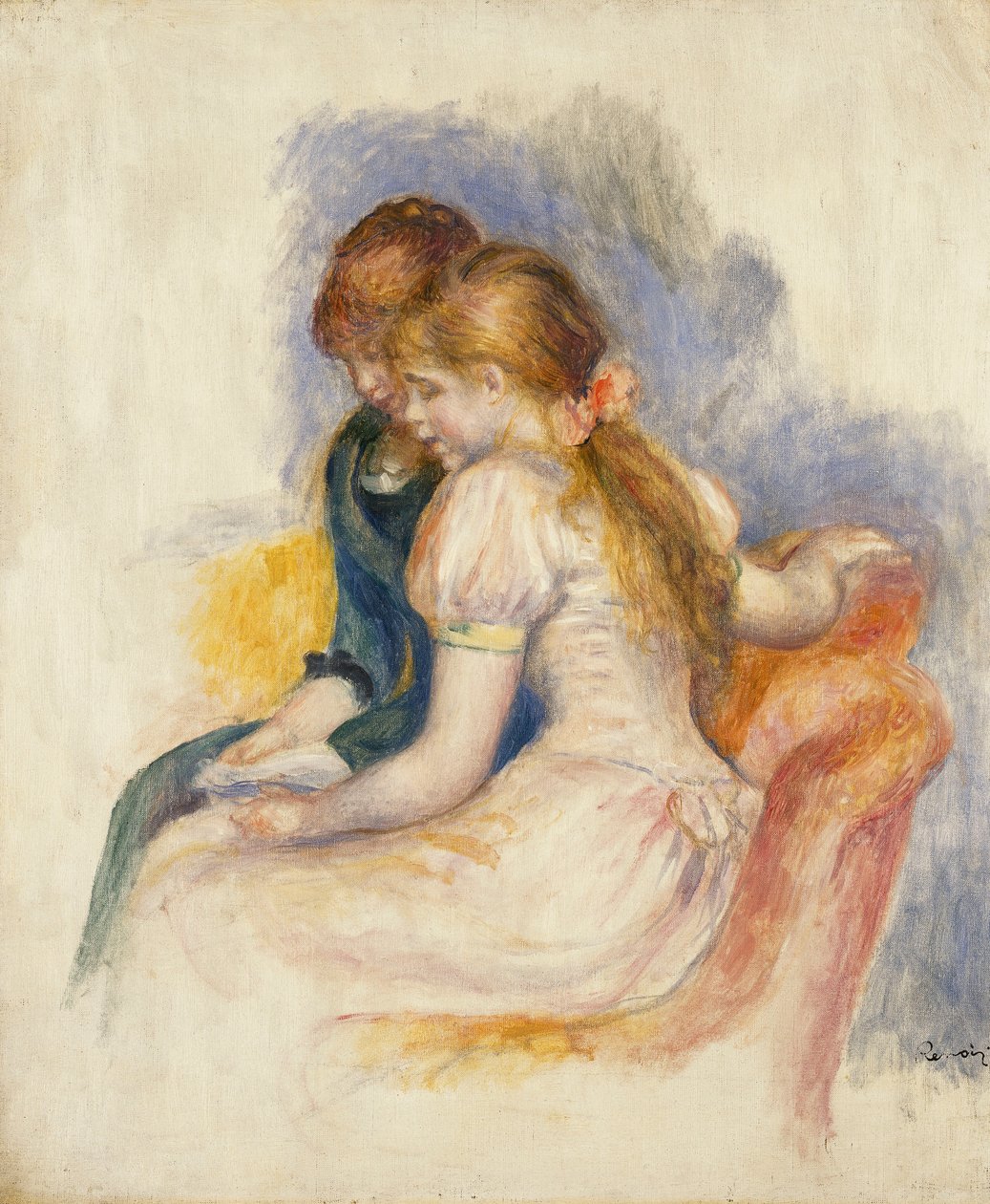 The Lecture by Pierre Auguste Renoir