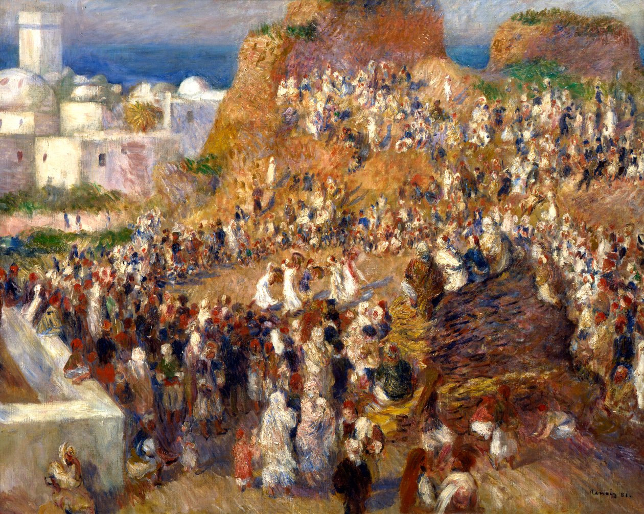 The Mosque, or Arab Festival by Pierre Auguste Renoir