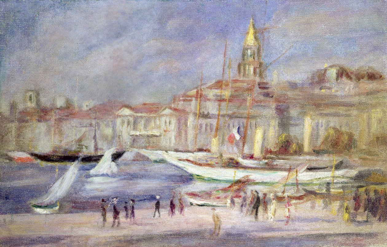 The Old Port of Marseilles by Pierre Auguste Renoir