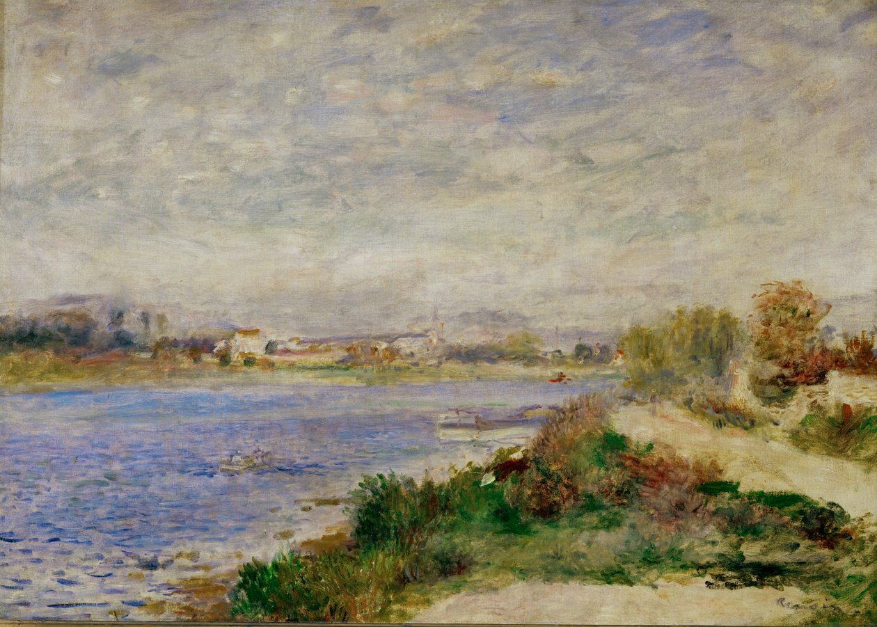 The Seine River near Argenteuil by Pierre Auguste Renoir