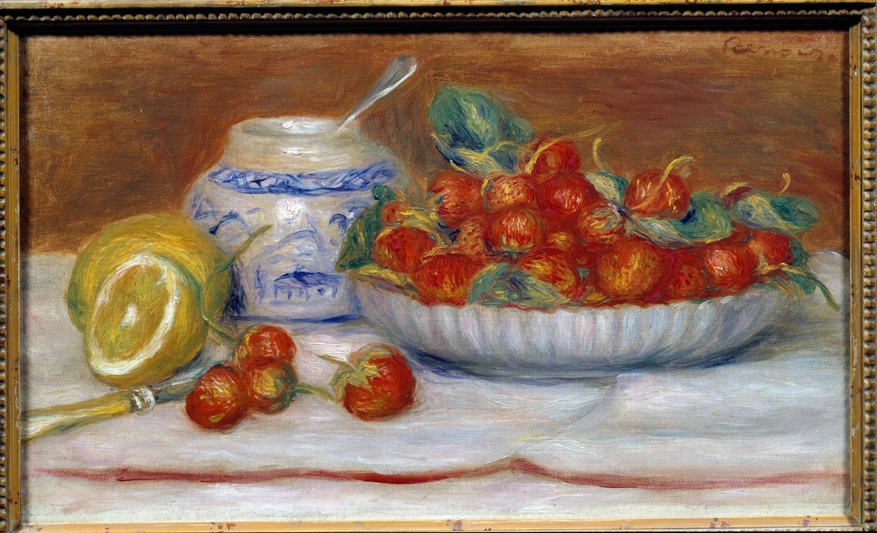 The Strawberries by Pierre Auguste Renoir
