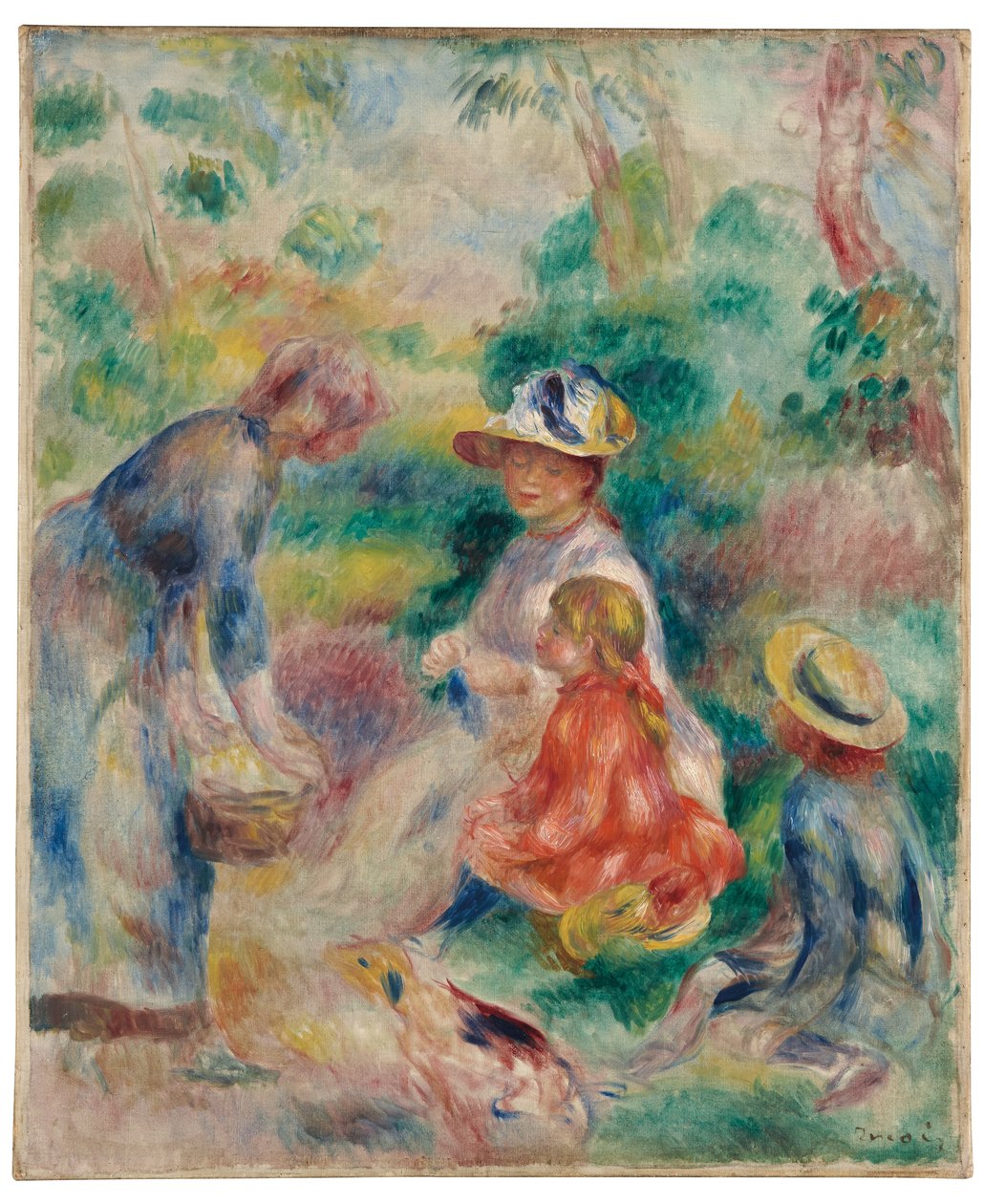 The Apple Seller, 1890 by Pierre Auguste Renoir