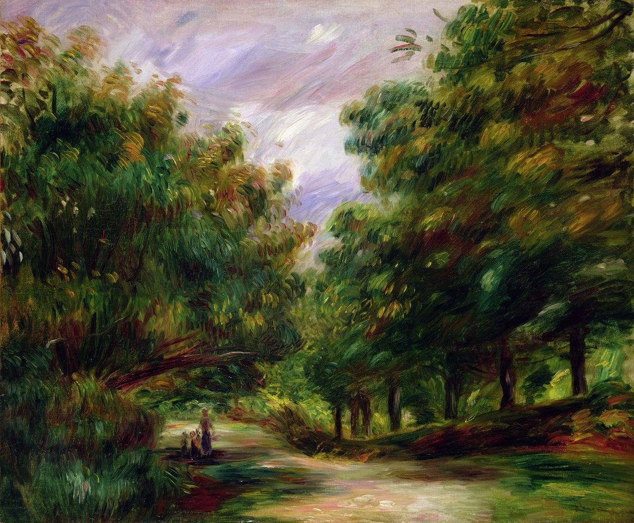 The Road Near Cagnes, 1905 by Pierre Auguste Renoir