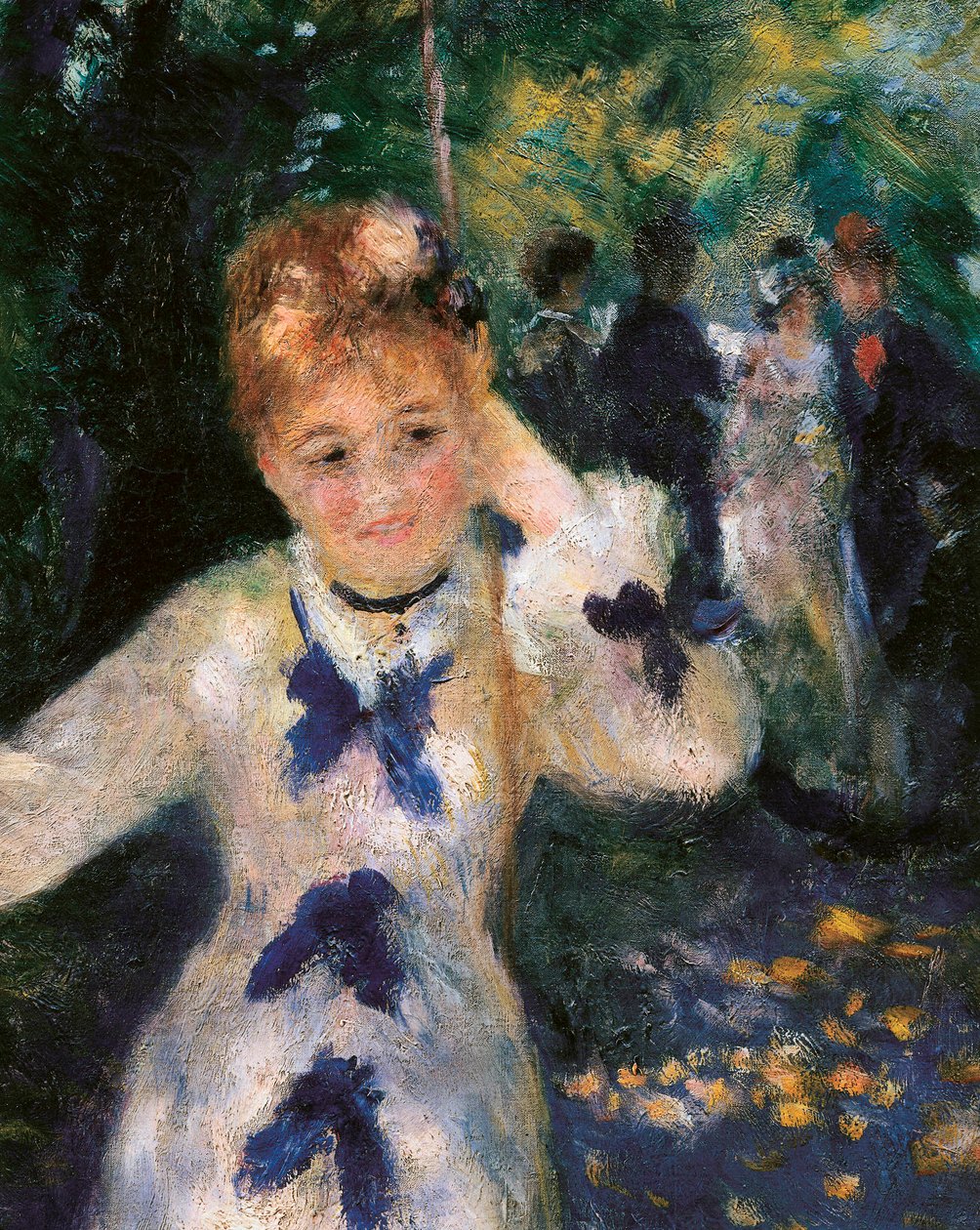 The swing (detail) by Pierre Auguste Renoir