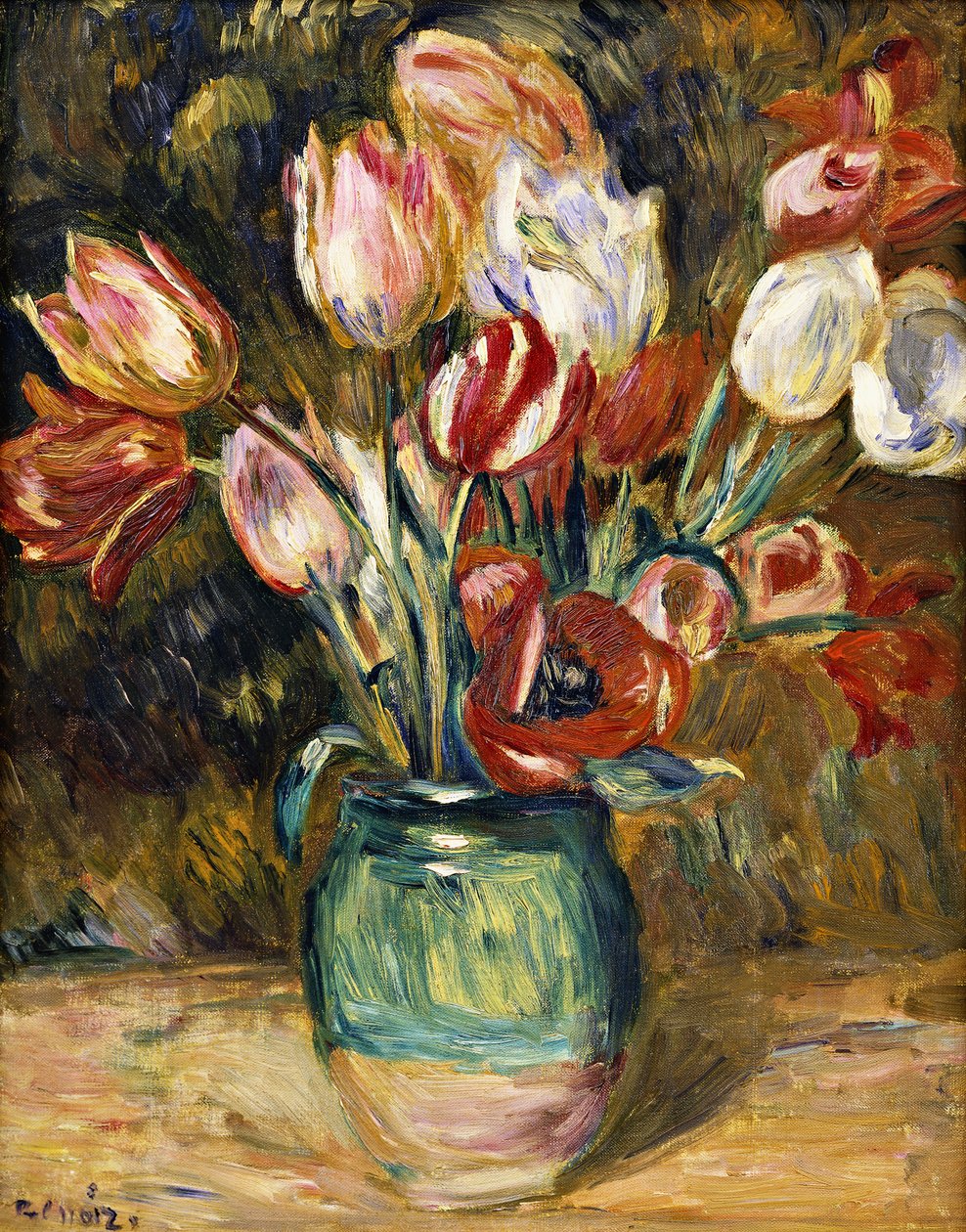 Vase of Flowers by Pierre Auguste Renoir