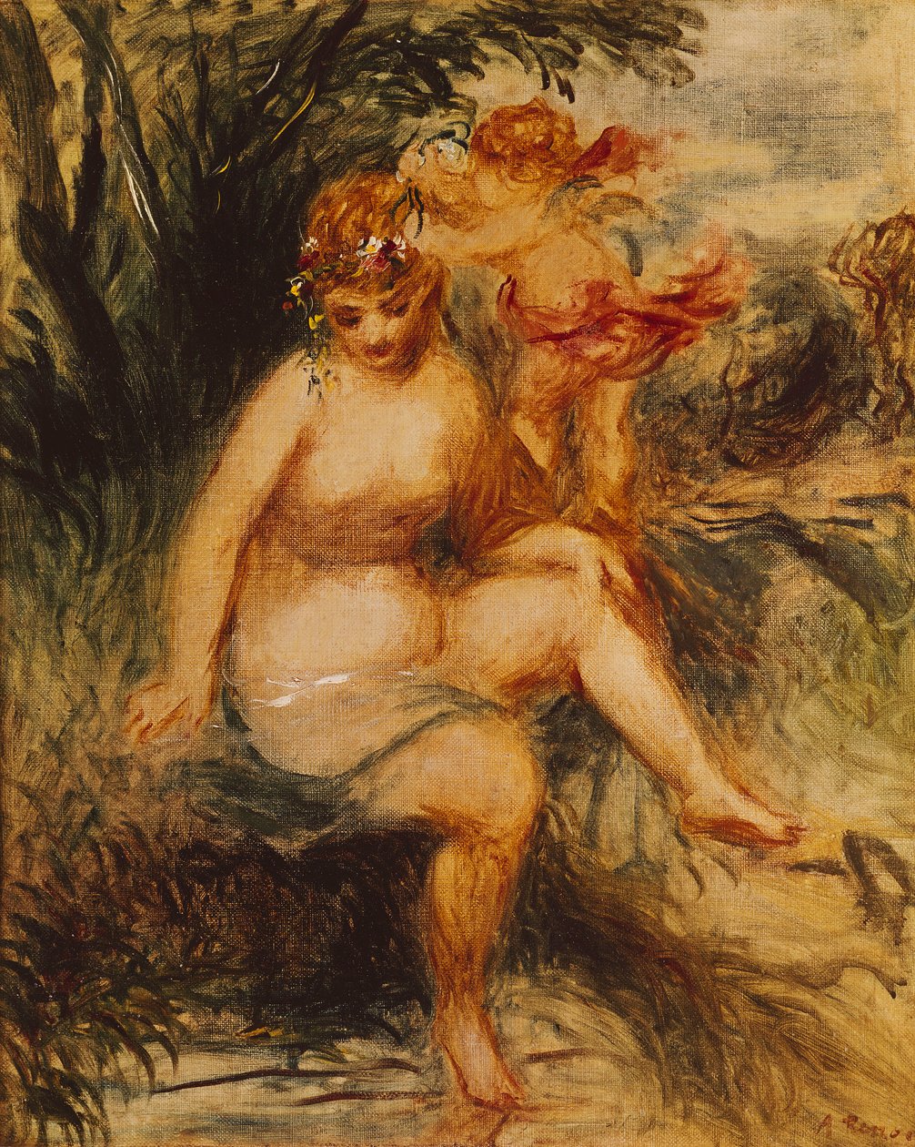 Venus and Love by Pierre Auguste Renoir