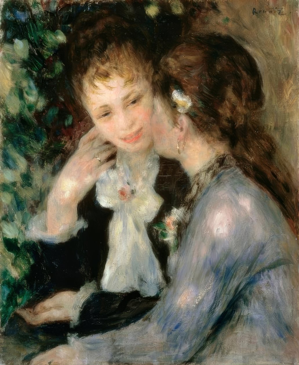 Confidential Conversations by Pierre Auguste Renoir