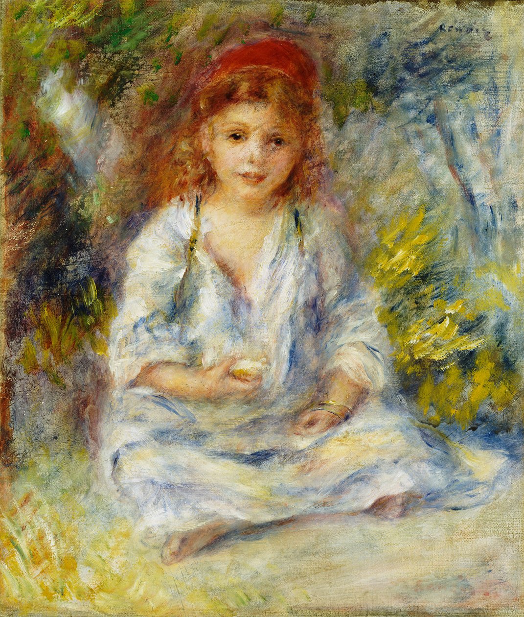 Young Algerian Girl by Pierre Auguste Renoir