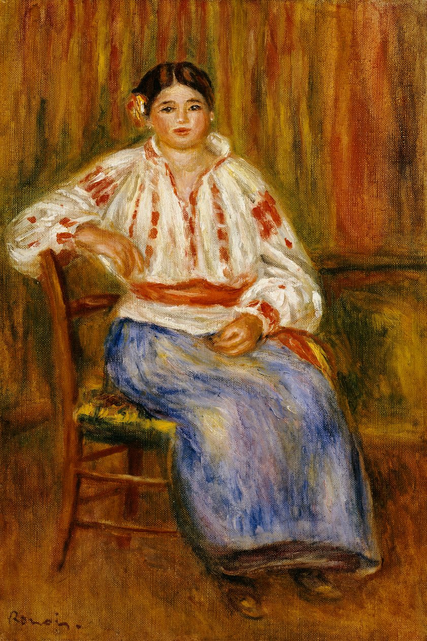 Young Romanian by Pierre Auguste Renoir