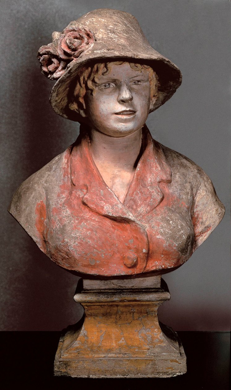 Sculpture of Aline Charigot, Mrs. Renoir, c.1900 by Pierre Auguste Renoir
