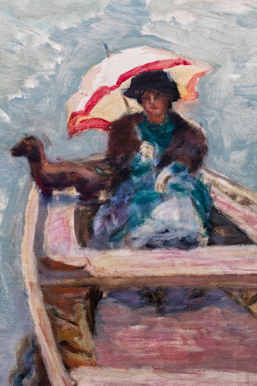 In a Boat (detail) by Pierre Bonnard