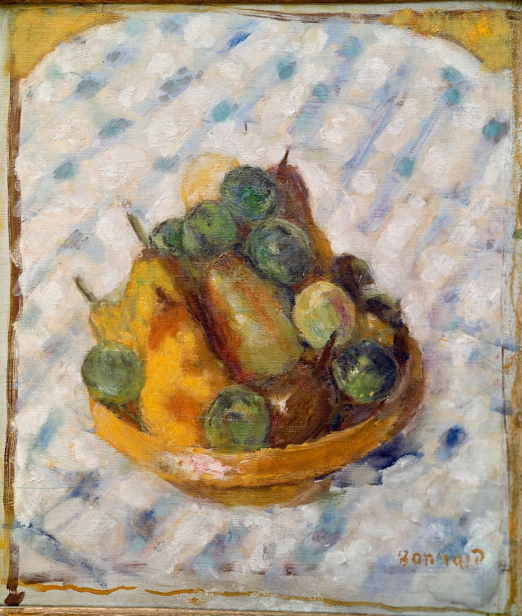 Fruit Still Life of Pears and Plums by Pierre Bonnard