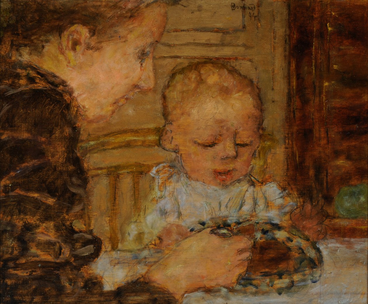Grandmother and Child by Pierre Bonnard