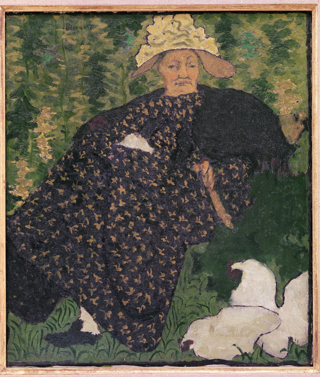 Grandmother with Chickens, 1890 by Pierre Bonnard