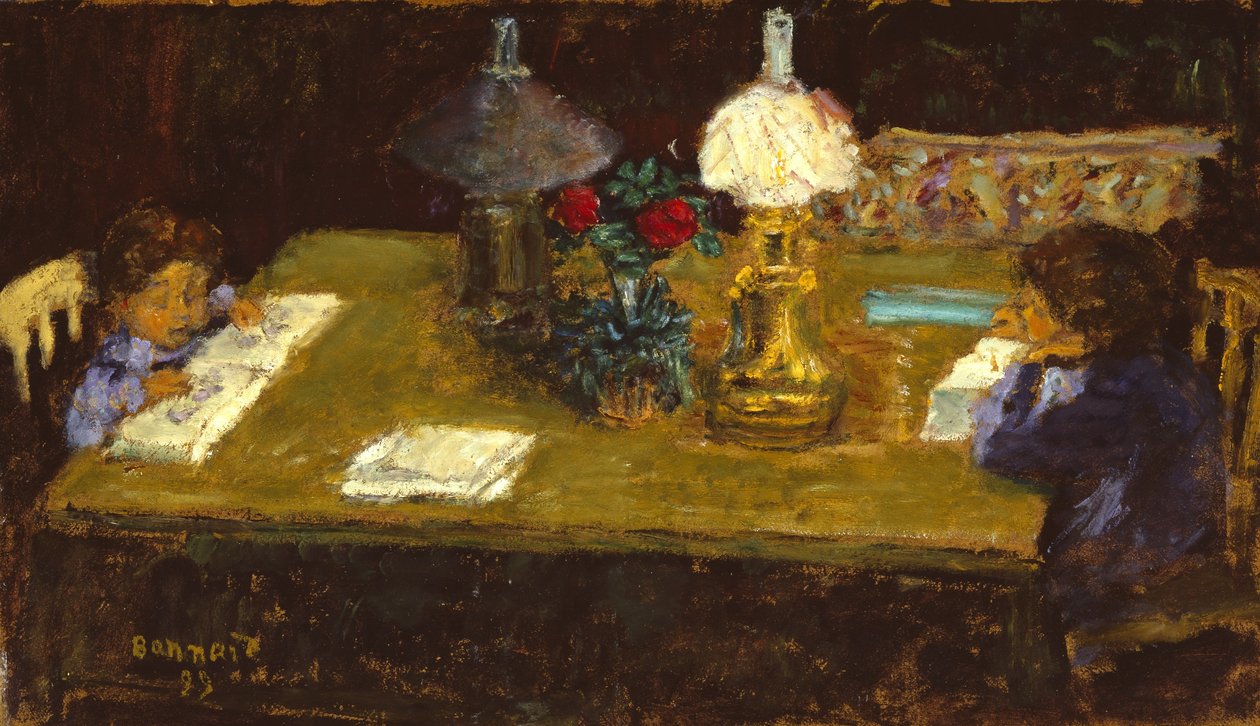 Interior: The Terrasse Children by Pierre Bonnard