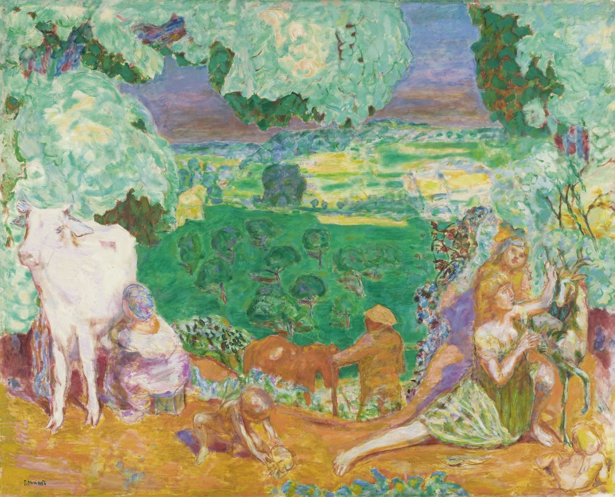 The Pastoral Symphony Landscape by Pierre Bonnard