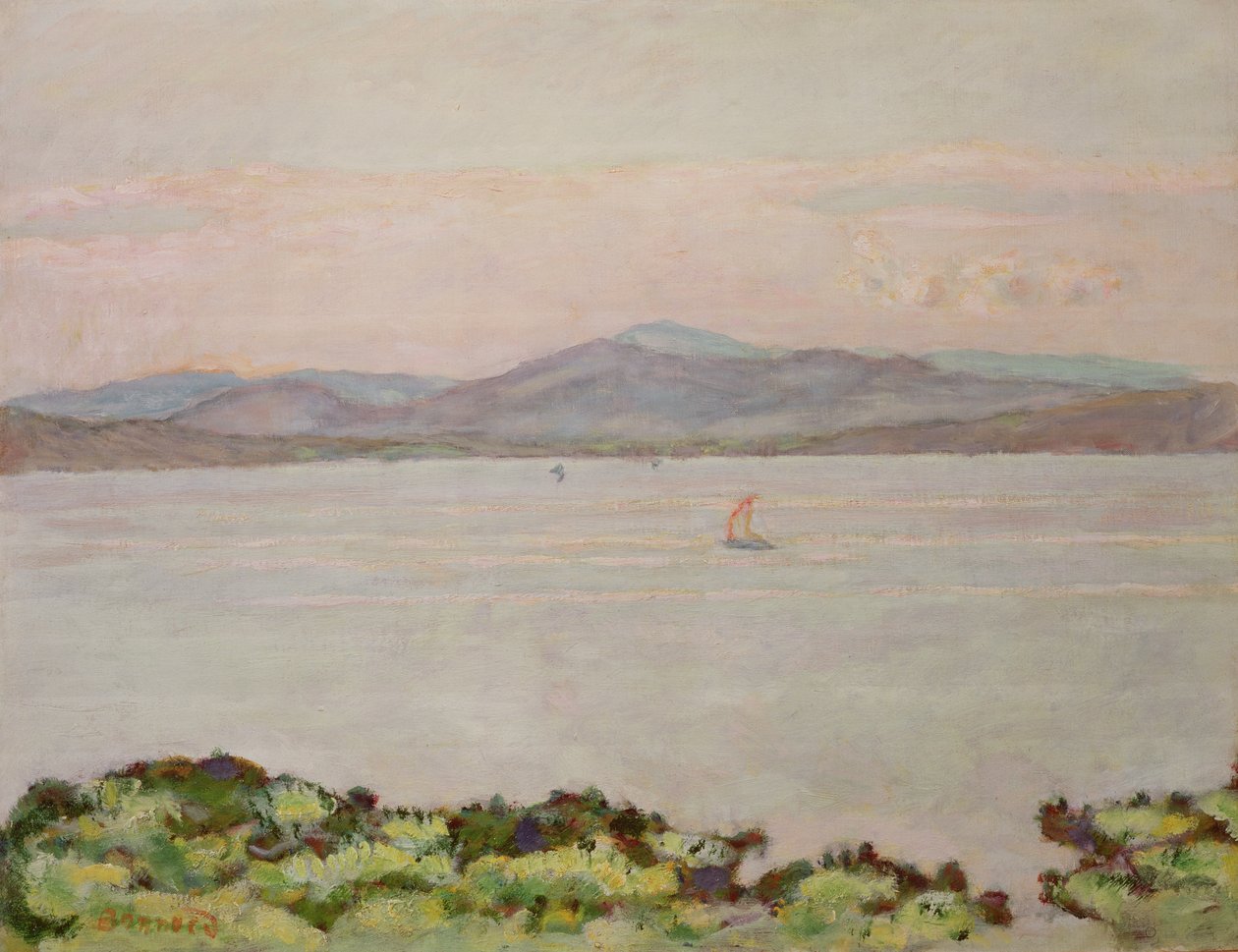 The Gulf between La Napoule and St. Raphael by Pierre Bonnard