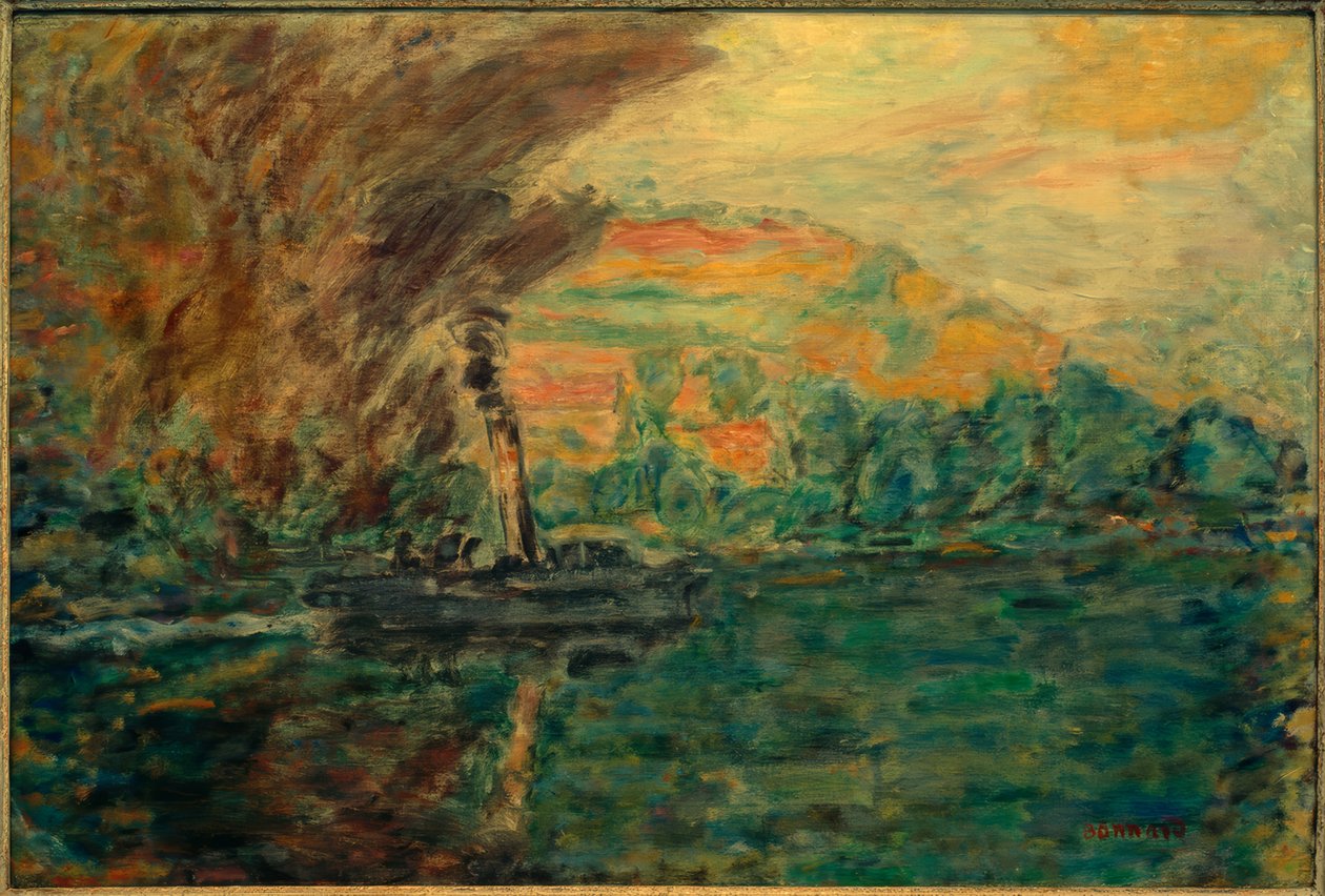 The Tugboat by Pierre Bonnard: Premium art reproduction