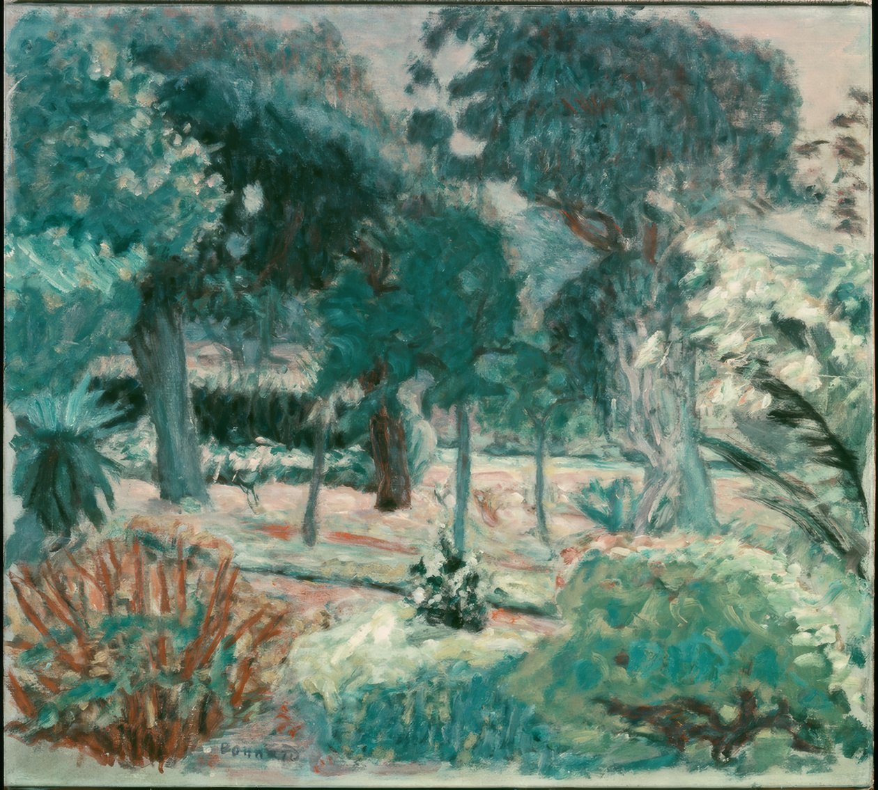 The Garden in Le Var (Saint-Tropez, Villa Joséphine) by Pierre Bonnard